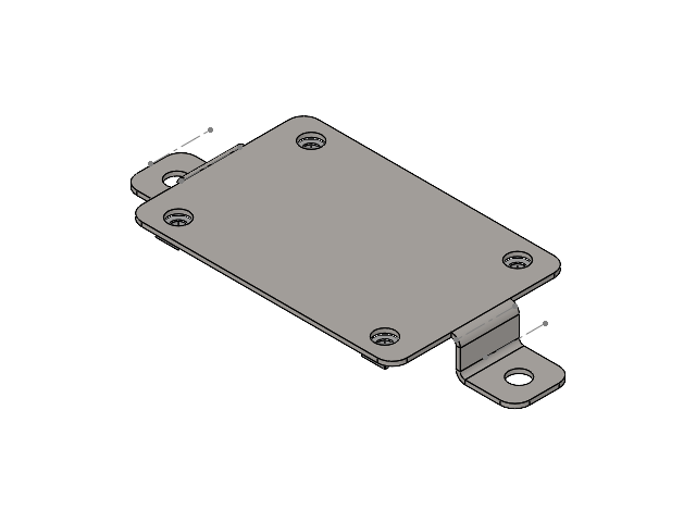 Befestigungsplatte Harting Gehäuse
