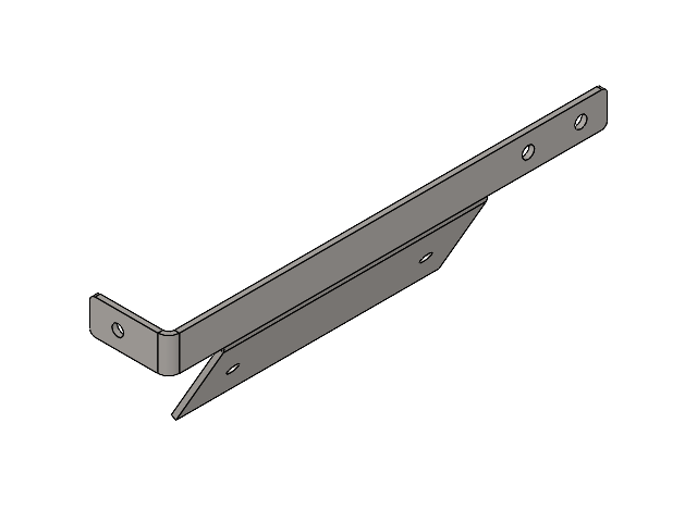 Kantblech Abstreiferblech Schneidscheibe rechts