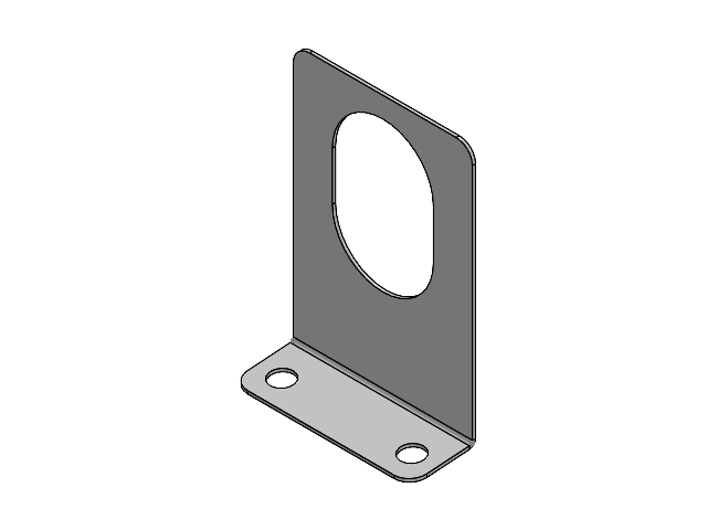 Kantblech Halterung Ablagesensor