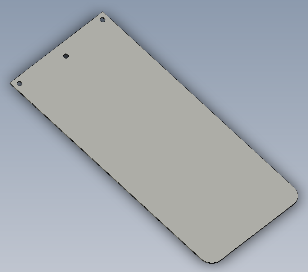 Isolationsvorhang 420 mm Seitenteil