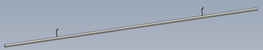 Elektrode Rohr Laschen innen 1,5 m