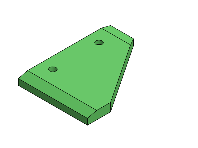 Gleitlager links Pendelrahmen