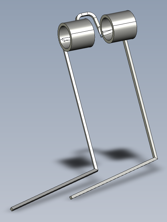 Elektrode Ø4,5mm Spiralfeder 8x links
