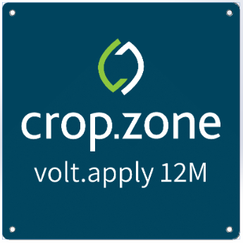 Bezeichnungsschild Logo 12M Maschinenrückseite