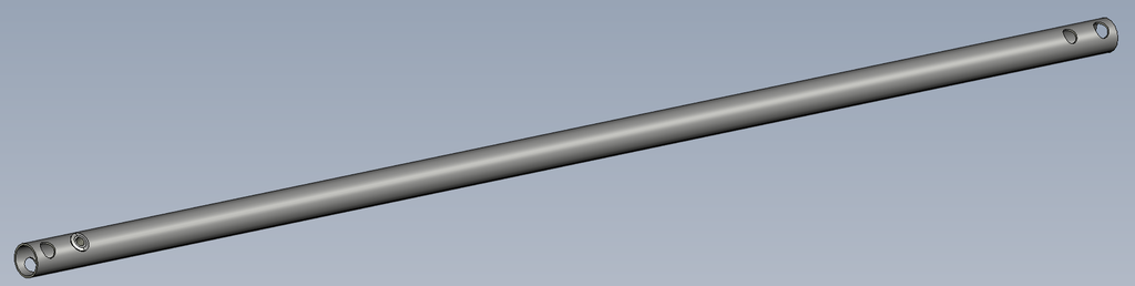 Elektrode 1. App-Rohr vorne mit Einnietmuttern
