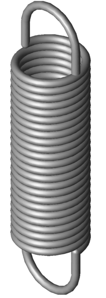 Zugfeder L0=93mm De=22,5