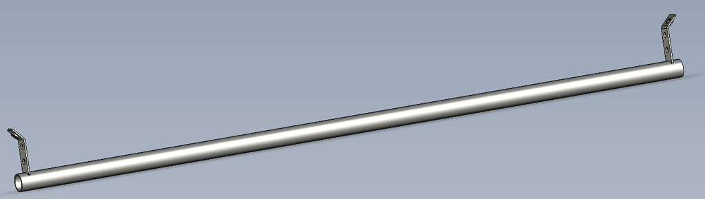 Elektrode Rohr Laschen außen 0,75m