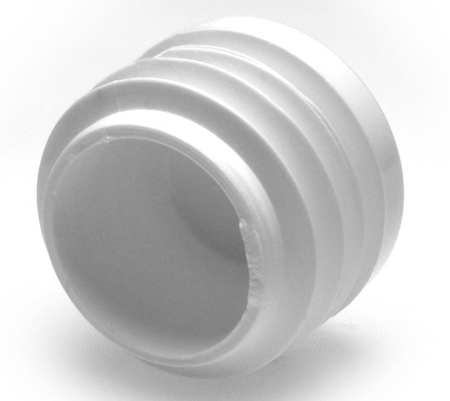 Stopfen 13 mm weiß für  10,1 - 10,6 mm