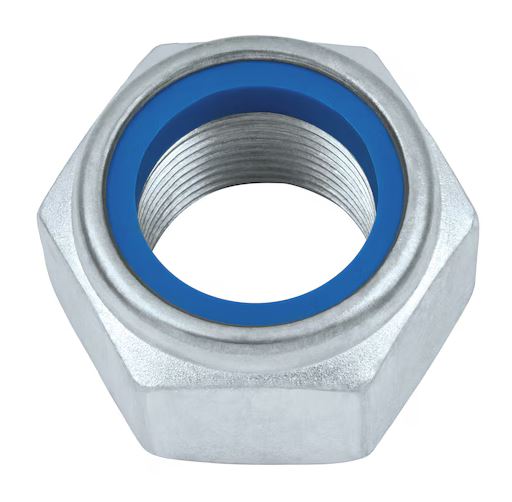 [N_00179[0.0]] niedrige Sechskantmutter mit Klemmteil DIN 985 - M6 - 8 vz