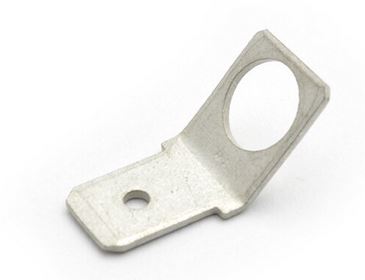 [K_00398[1.0]] Flachsteckhülse Ø6mm 6,3mm schraubbar