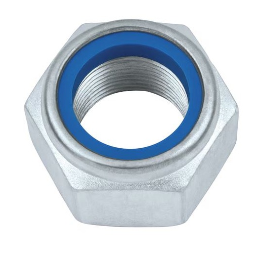 [N_00121[0.0]] niedrige Sechskantmutter mit Klemmteil DIN 985 - M5 - 8 vz