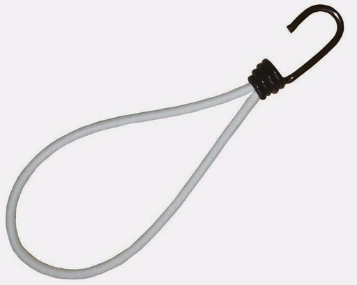 [K_00439[1.0]] Expander Expanderschlinge mit Spiralhaken UV beständig Weiß 600 mm